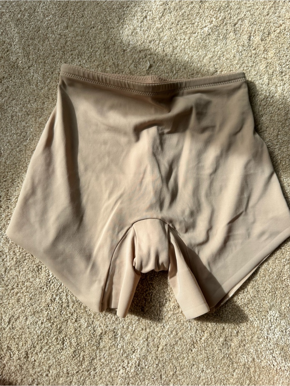 High-Waist Nude Shaping Shorts for Smooth Silhouette